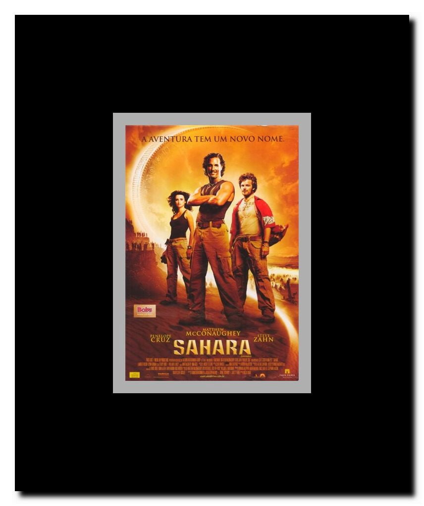 Sahara Framed Movie Poster