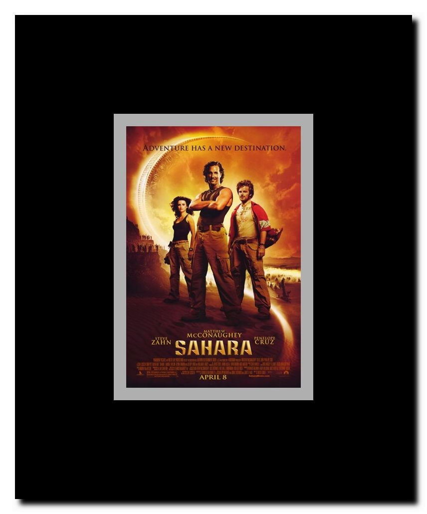 Sahara Framed Movie Poster