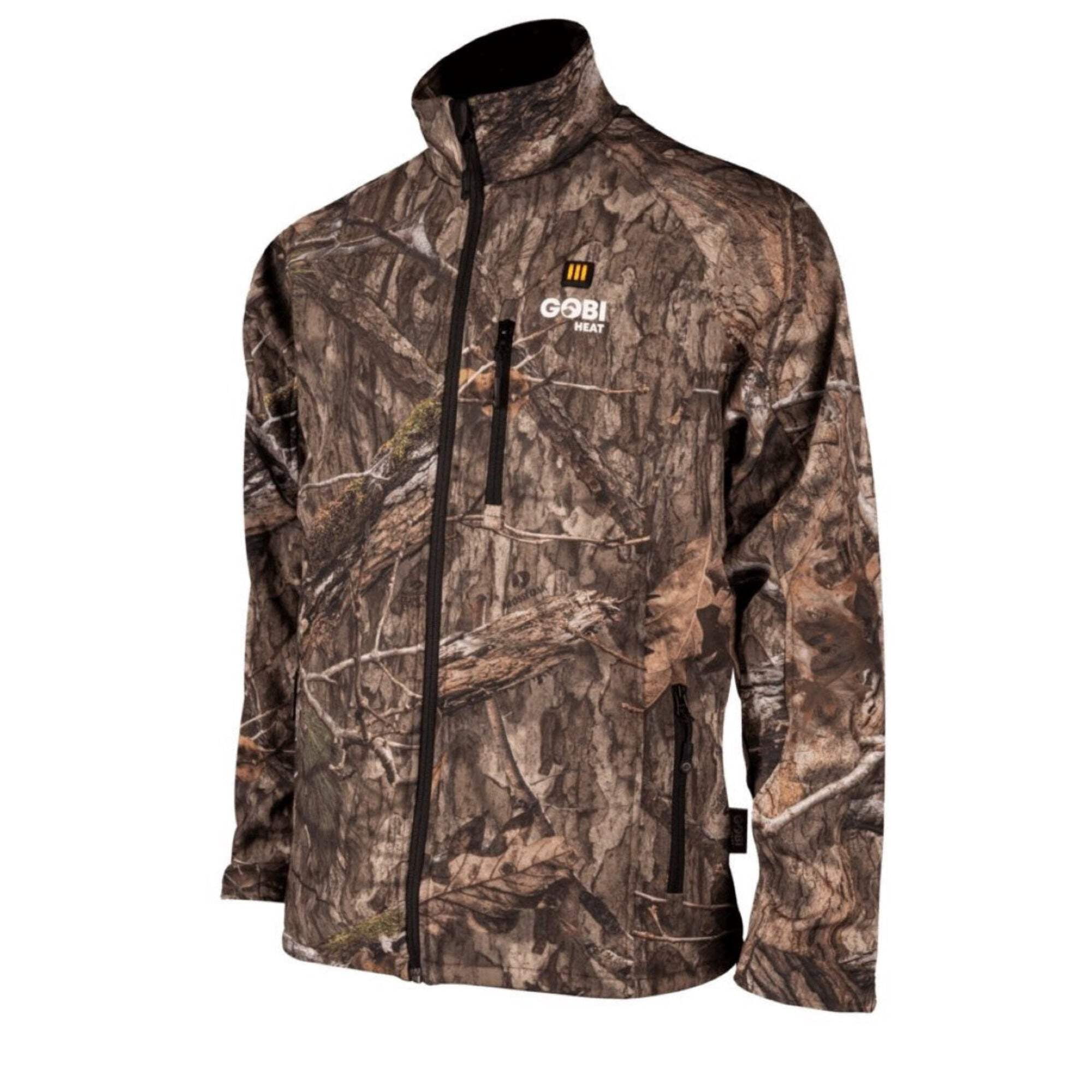 Sahara Men's Heated Hunting Jacket - Mossy Oak Camo by Gobi Heat
