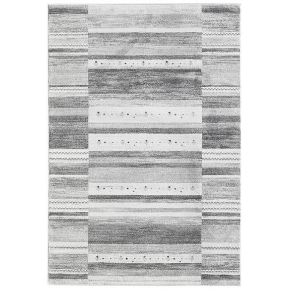 Sahara Modern Polypropylene Power-Loomed Runner Rug