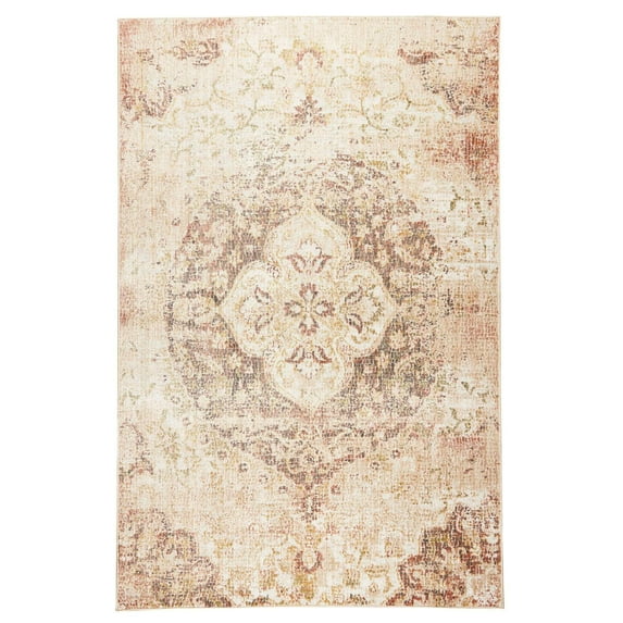 Sahara Mosaic Area Rug - Beige, 3'3"x4'11"