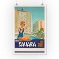 thumbnail image 1 of Sahara Vintage Poster USA c. 1956 (12x18 Art Print, Wall Decor Travel Poster), 1 of 1