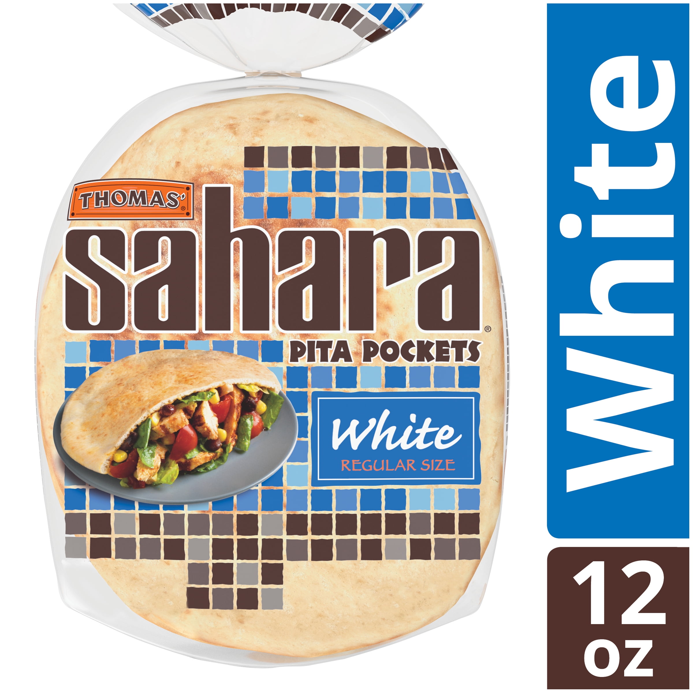 Sahara White Pita, 8 count, 8 oz