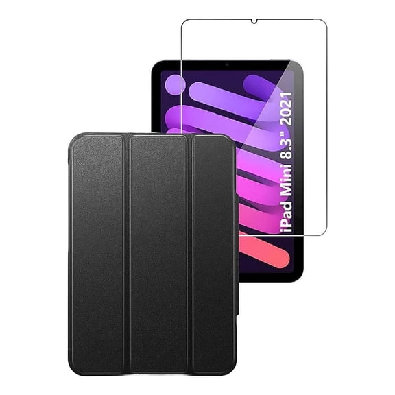 SaharaCase Apple iPad mini A17 Pro & 6th Generation 2021 Protection Bundle ESR Folio Case with