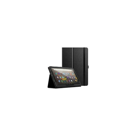 SaharaCase - Bi-Fold Folio Case for Amazon Fire HD 10 (2021) - Black