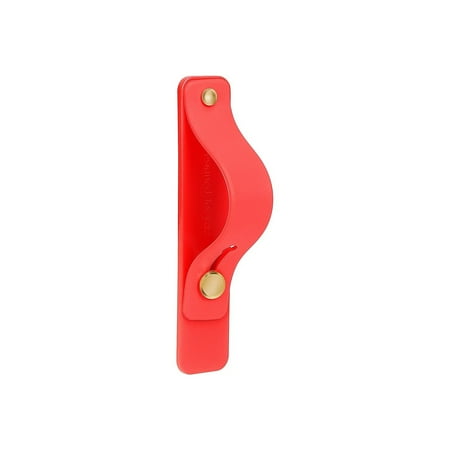 SaharaCase - FingerGrip Cell Phone Holder Strap for Most Cell Phones - Red