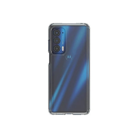 SaharaCase - Hybrid-Flex Hard Shell Series Case for Motorola Edge (2021) - Clear