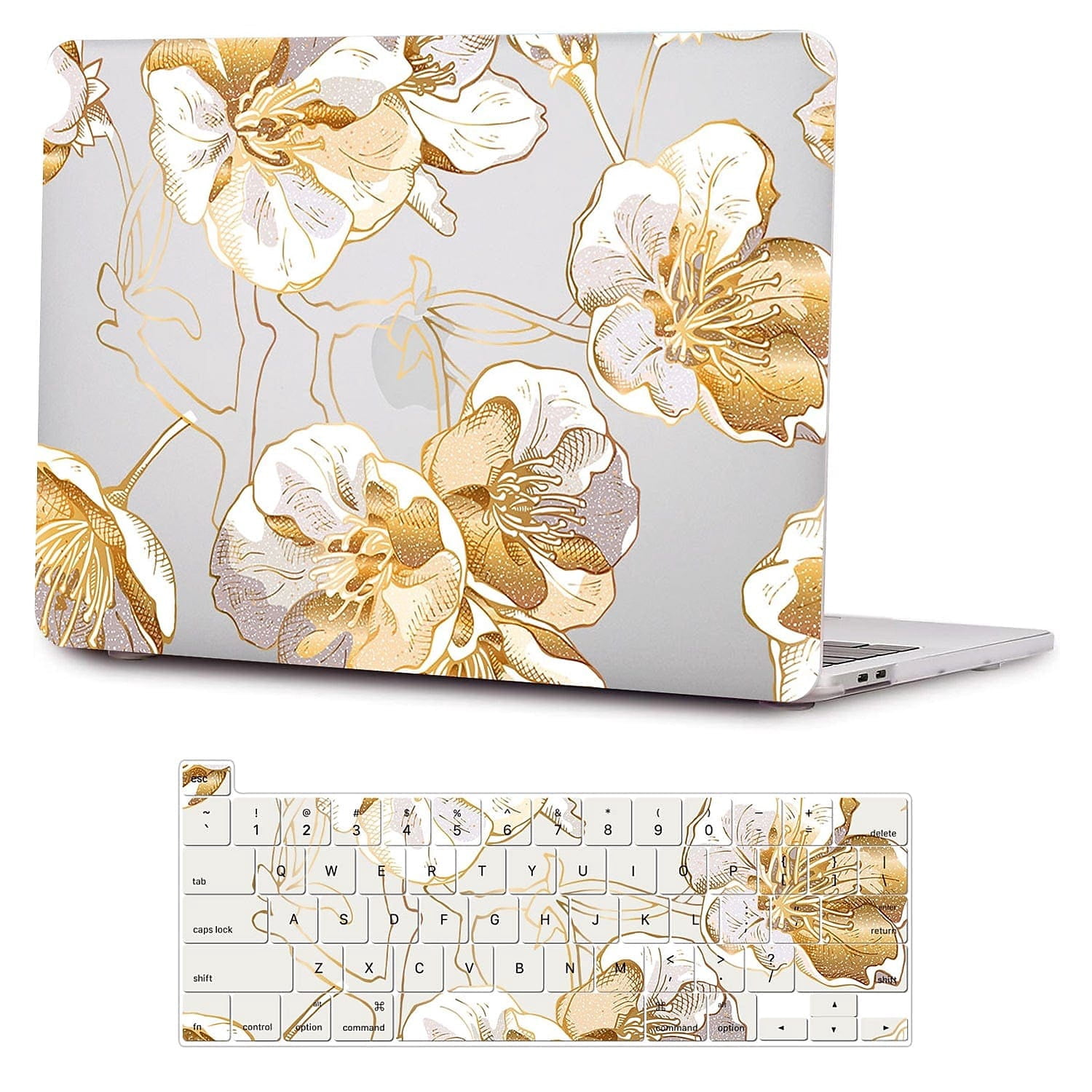 SaharaCase HybridFlex Arts Case for Apple MacBook Pro 13" Laptops Clear ...