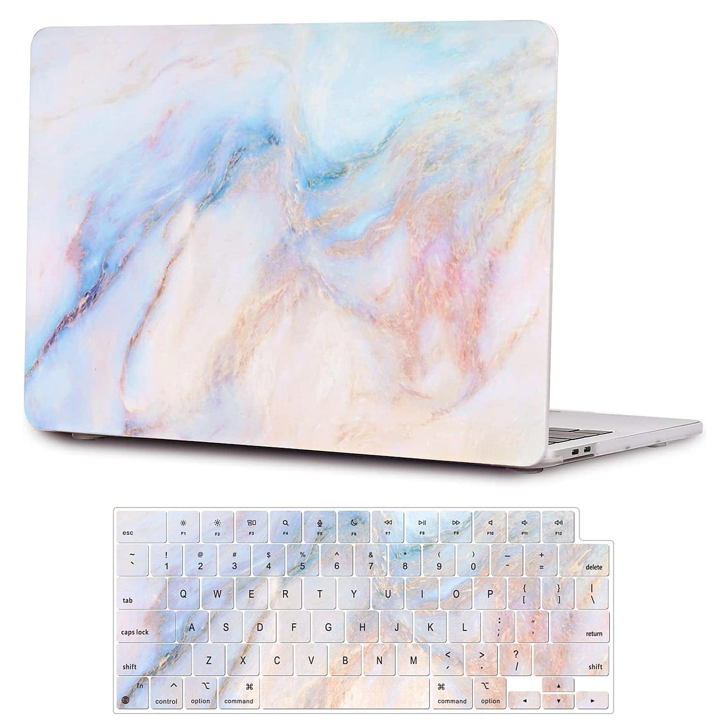 Blue marble macbook air case discount