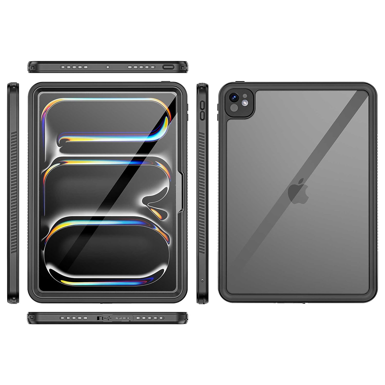 SaharaCase Oasis Series Waterproof Case for iPad Pro 11" (M4 2024/M5 2025) Scorpion Black (TB00401)