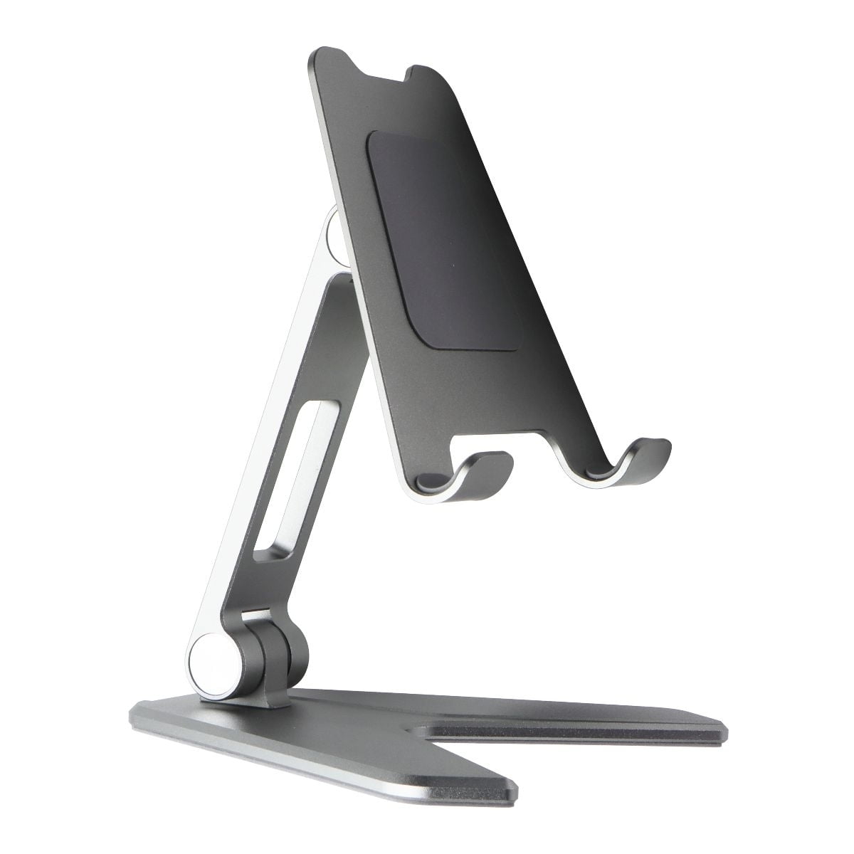Gunmetal Adjustable Aluminum and Stainless Steel Tablet and Phone Stand