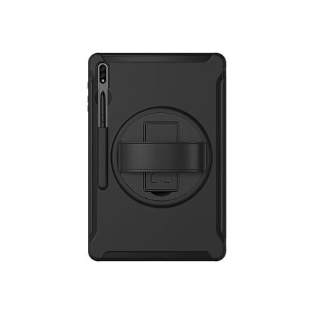 SaharaCase - PROTECTION Hand Strap Series Case for Samsung Galaxy Tab S8+ - Black