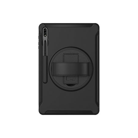 SaharaCase - PROTECTION Hand Strap Series Case for Samsung Galaxy Tab S8 Ultra - Black