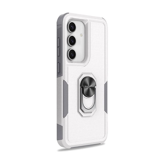 SaharaCase Raider Phone Case for Galaxy S25+ Shock Absorbing Fossil White (CP00753)