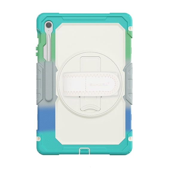 SaharaCase Raider Series TPU 13.1" Heavy Duty Case with Hand Strap for S10 FE+ Iridescent Blue
