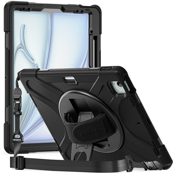 SaharaCase Raider-X Series Heavy Duty Case for iPad Air 13" (M3/M2) Scorpion Black (TB00416)