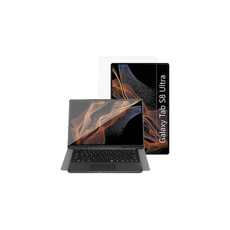 SaharaCase Samsung Galaxy Tab S8 Ultra Protection Bundle Keyboard Case with Tempered Glass Screen