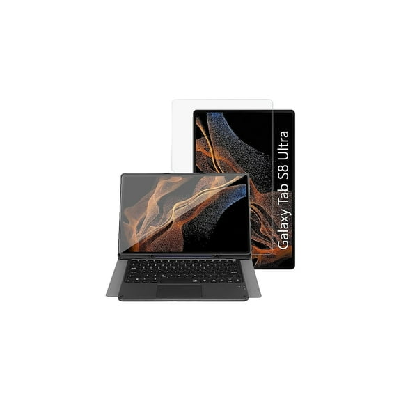 SaharaCase Samsung Galaxy Tab S8 Ultra Protection Bundle Keyboard Case with Tempered Glass Screen