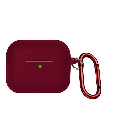 SaharaCase - Silicone Case for Apple AirPods 3 (3rd Generation 2021) - Burgundy