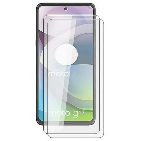 SaharaCase - ZeroDamage Ultra Strong+ Tempered Glass Screen Protector for Motorola G Power 5G (2023) (2-Pack) - Clear