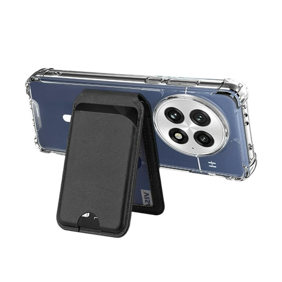 SaharaCase Venture Series MagSafe Wallet Case for OnePlus 13 Shock Absorbing Clear/Scorpion Black