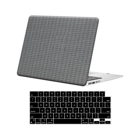 SaharaCase - Woven Case for Apple MacBook Air 13.6" M2 and 13" M3 Chip Laptops - Charcoal