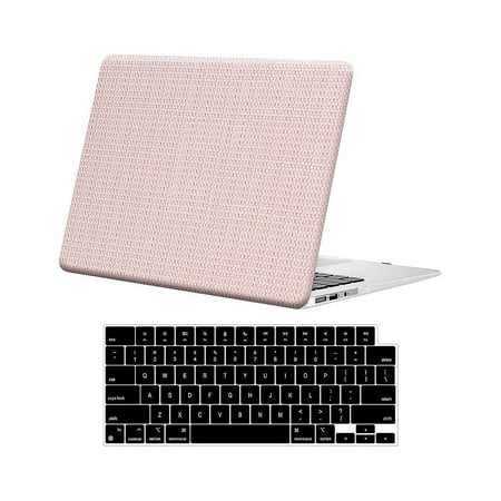 SaharaCase - Woven Case for Apple MacBook Air 13.6" M2 and 13" M3 Chip Laptops - Pink