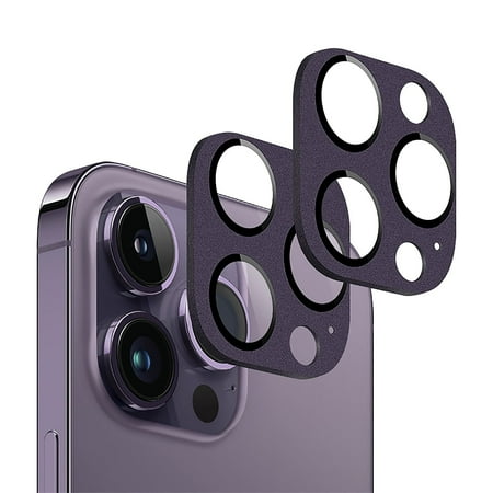 SaharaCase - ZeroDamage Camera Lens Protector for Apple iPhone 14 Pro and iPhone 14 Pro Max (2-Pack) - Purple