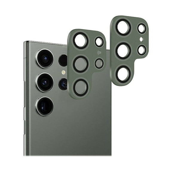 SaharaCase ZeroDamage Camera Lens Protector for Samsung Galaxy S23 Ultra Green 2/Pack (ZD00112)