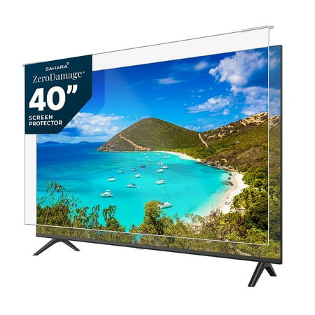 SaharaCase - ZeroDamage Screen Protector for Most 40" TVs - Clear