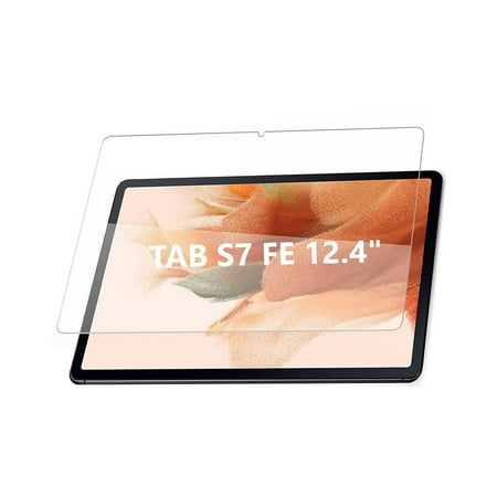 SaharaCase - ZeroDamage Tempered Glass Screen Protector for Samsung Galaxy Tab S7 FE and Tab S8+ - Clear