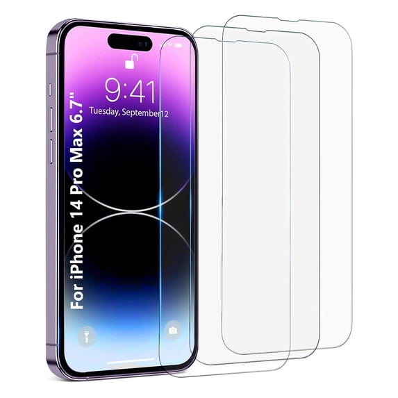 SaharaCase ZeroDamage Ultra Strong+ Tempered Glass Screen Protector for Apple iPhone 14 Pro Max