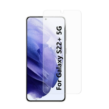 SaharaCase - ZeroDamage Ultra Strong+ Tempered Glass Screen Protector for Samsung Galaxy S22+ - Clear