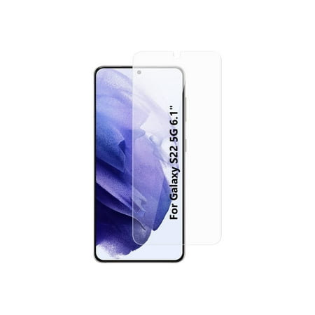 SaharaCase - ZeroDamage Ultra Strong+ Tempered Glass Screen Protector for Samsung Galaxy S22 - Clear