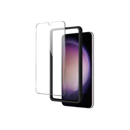 SaharaCase - ZeroDamage Ultra Strong+ Tempered Glass Screen Protector for Samsung Galaxy S23+ (2-Pack) - Clear