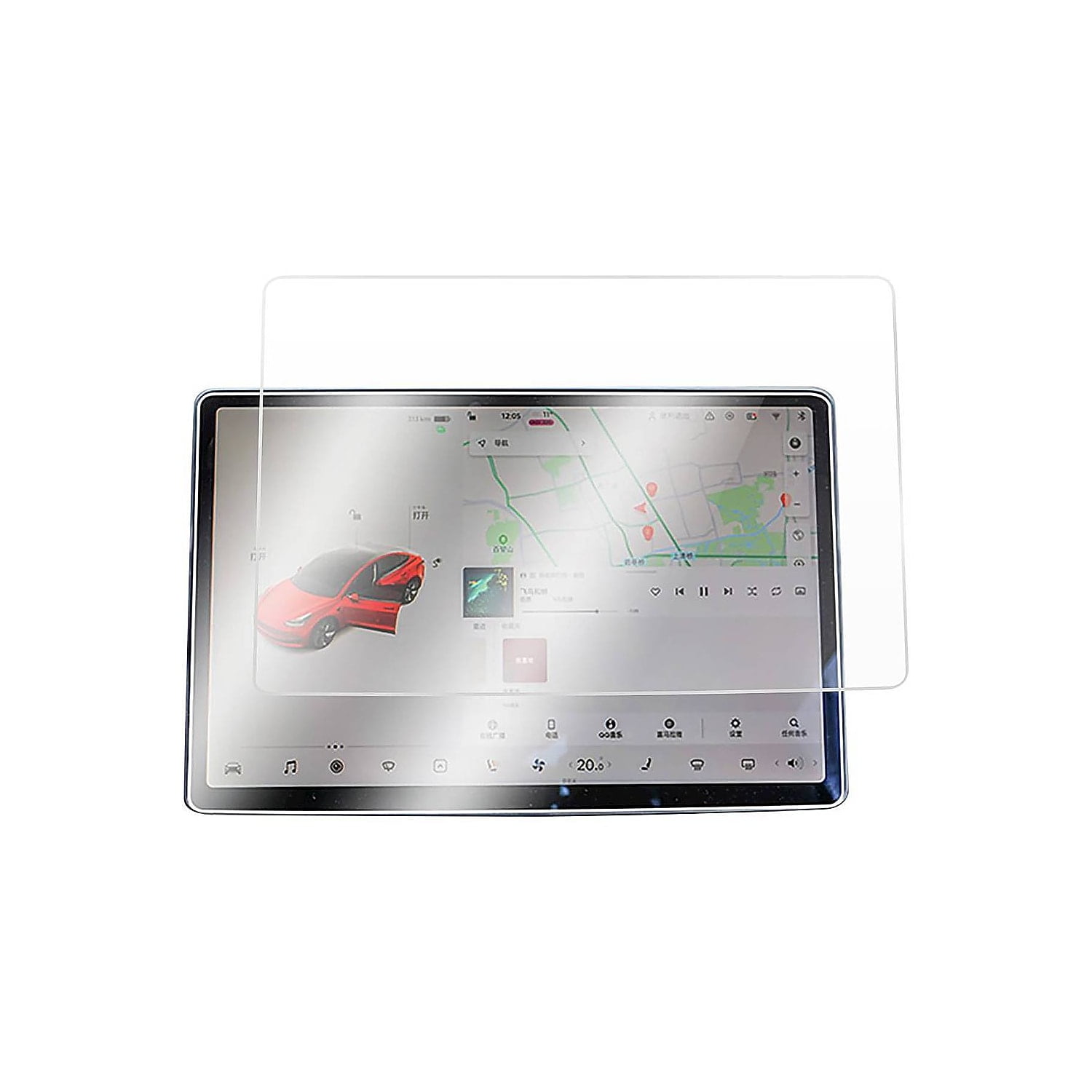 Control Panel Screen Protector SaharaCase ZeroDamage Ultra Strong Tempered Glass Screen Protector for ...