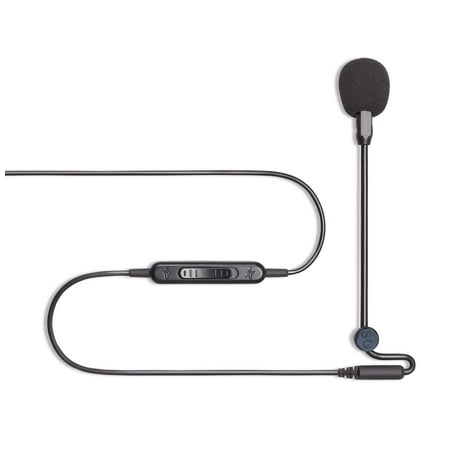 SaharaGaming Attachable Noise-Cancelling Microphone with Mute Switch Compatible with Mac, Windows PC, Playstation 4, and More (3.5 MM)