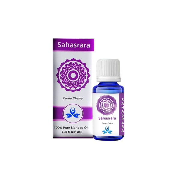 Sahasrara Essential Oil, 10ml, Blend of Frankincense, Sandalwood, Myrrh & Jojoba Oil.
