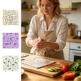 thumbnail image 1 of Sahpxhe 4-Pack Coral Velvet Kitchen Towels with Floral Pattern and Hanging Loop,11.81X11.81in Dish Towels Cleaning Cloth,Highly Absorbent,Soft,Fast Drying for Dishes,Countertops,Glas Pink, 1 of 6
