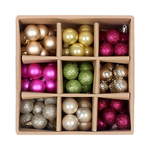 Sahpxhe 99 Pcs Christmas Ornament Balls Set Shatterproof Plastic for Tree Holiday Wedding Party Decoration