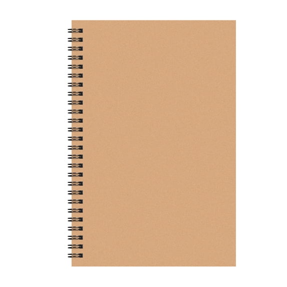 Sahpxhe A5 Kraft Paper Notebook with Chosen Material and Carriage Process for Solid Pages Ordinary Yet Fashionable Style for Versatile Multi Scene Application Yellow