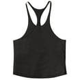 thumbnail image 1 of Sahpxhe Athletic Racerback Tank Tops Men Quick Dry Workout Gym Sleeveless Shirt for Running Bodybuilding Black S, 1 of 7