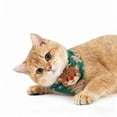 thumbnail image 1 of Sahpxhe Christmas Pet Triangular Scarf,Reindeer Design Cats Dogs Costume with Adjustable Snap Button,Soft Breathable Fabric for Dogs Cats Holiday Photo,12.6X4.33in Green-A, 1 of 7