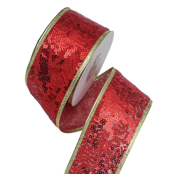 Sahpxhe Christmas Ribbon for Xmas Gift Wrapping Wreath Tree Ornaments DIY Holiday Decorations