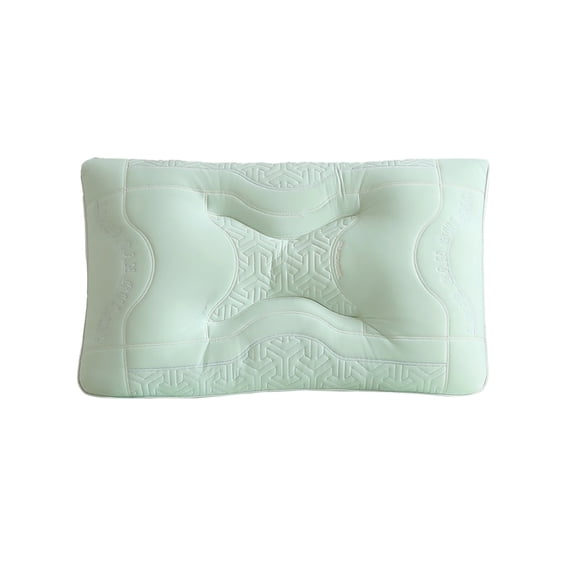 Sahpxhe Class A Latex Pillow Sleep-Friendly with Neck Support Cooling Silk Pillow for Woman Home or Hotel Use Soft Breathable 18.9×29.13in Green