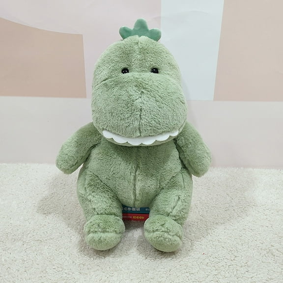 Sahpxhe Cute Dinosaur Plush Toys, Soft Stuffed Animals Toys Dolls, Dino Plushies, Cute Dinosaur Toys for Birthday Gift, Party Decor 9.85 Inches Green