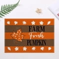 thumbnail image 1 of Sahpxhe Halloween Decorations Placemat with Maple Leaf Pattern, Thanksgiving Day Fall Themed Linen Insulation Mat for Kitchen Home Dining Party Decor Multicolor, 1 of 6