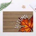 thumbnail image 1 of Sahpxhe Halloween Decorations Placemat with Maple Leaf Pattern, Thanksgiving Day Fall Themed Linen Insulation Mat for Kitchen Home Dining Party Decor Multicolor, 1 of 6