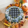thumbnail image 1 of Sahpxhe Halloween Tablecloth Indoor Tabletop Decorations, Round Waterproof Thanksgiving Day Dust Cloth Spill-Proof Cover for Holiday Dining Party Decor 60 in Multicolor, 1 of 6