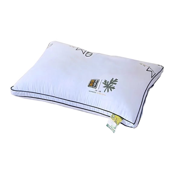 Sahpxhe Hotel-Grade Pillow Core Soft Supportive Down Bed Pillow for Back Side Stomach Sleepers Made of Friendly Fabric Machine Washable 17.71x29.13 in Green